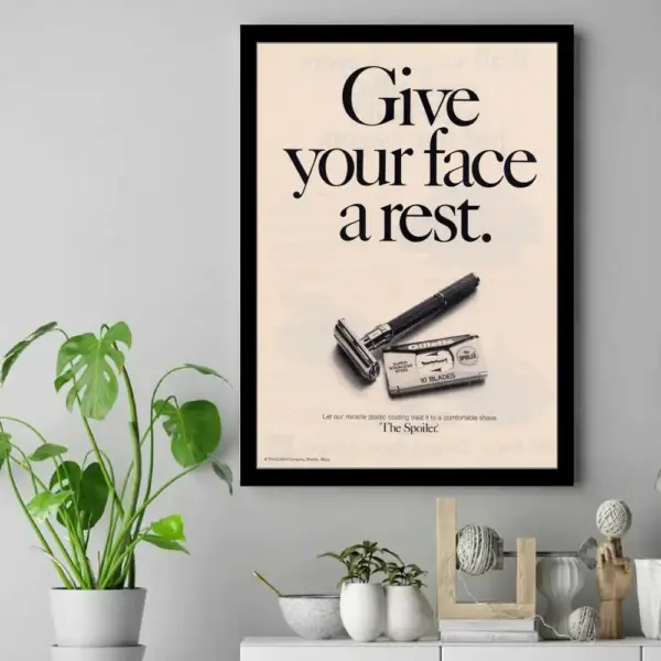 Vintage-Gillette-C-1971-Super-Adjustable-Poster