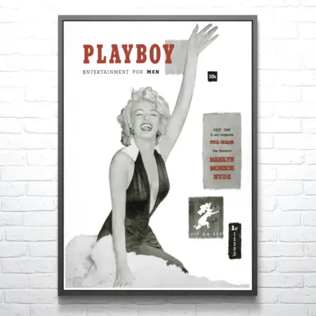 Vintage-Playboy-Poster-Playboy-Marilyn-Monroe-Nude-Cover-Wall-Art_