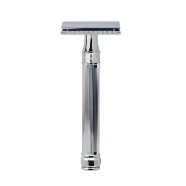 Edwin Jagger Classic Shaver Tool DE89LI14BL Long Handle Striped