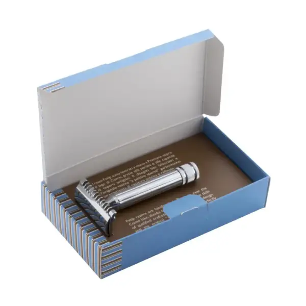 Fatıp Grande Chrome Open Comb Double Edge Classic Shaver - Image 3