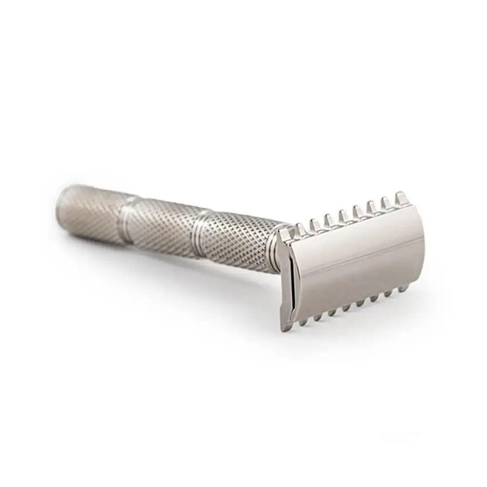 Razorock Game Changer 0.84 Jaws Classic Shaver (Super Knurlend 316 Steel Handle)