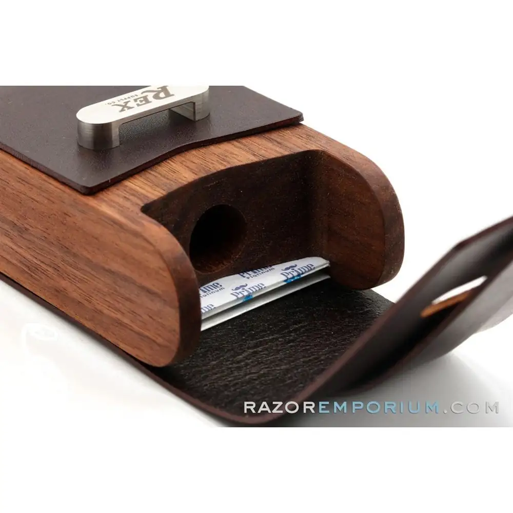 Rex Ambassador Leather Shaver Case - Image 3