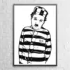Charlot-en-Prisonnier-Poster-Charlie-Chaplin-Artwork-Wall-Poster