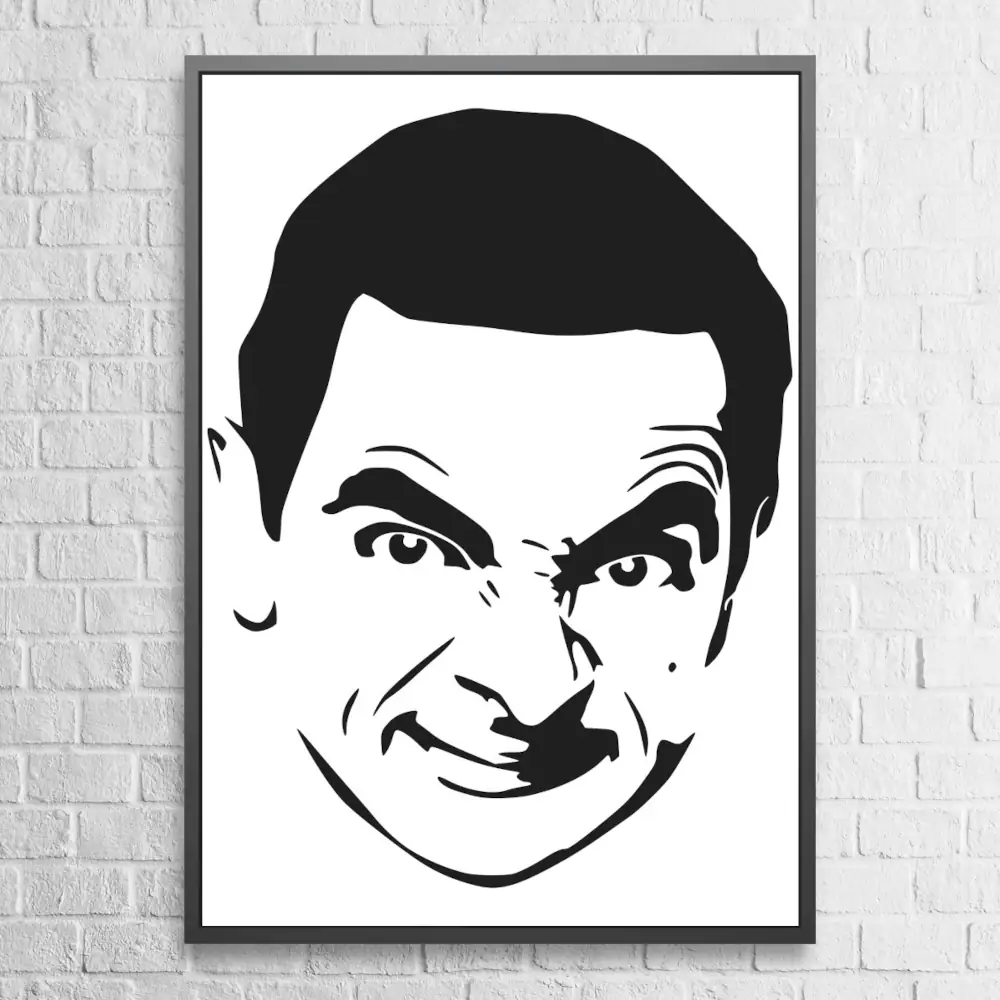 Mr.-Bean-Poster-Rowan-Atkinson-Artwork-Wall-Poster